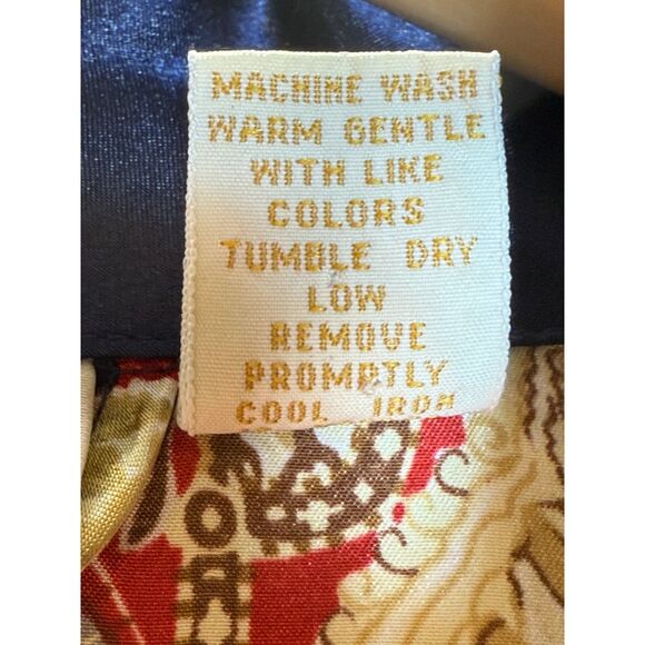 Victoria's Secret Women's Size S Red Printed Kimono Robes Long Sleeve Vintage - Picture 5 of 5